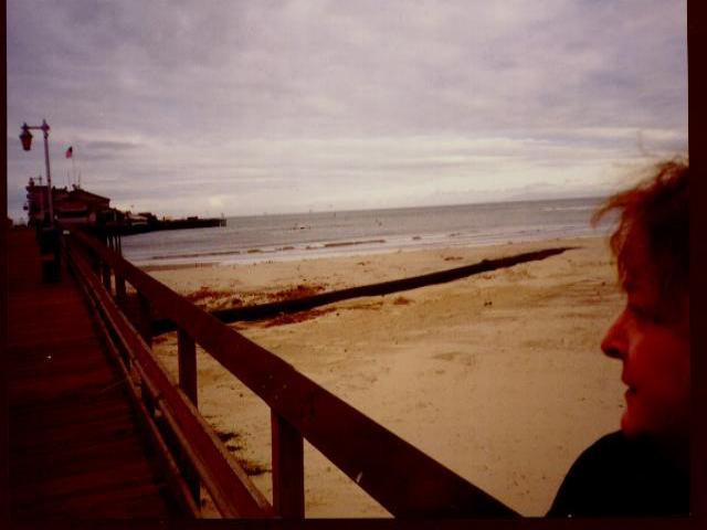 An image of a woman looking at the ocean at Candle Shore.