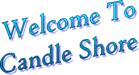 Graphics image that reads Welcome to Candle Shore
